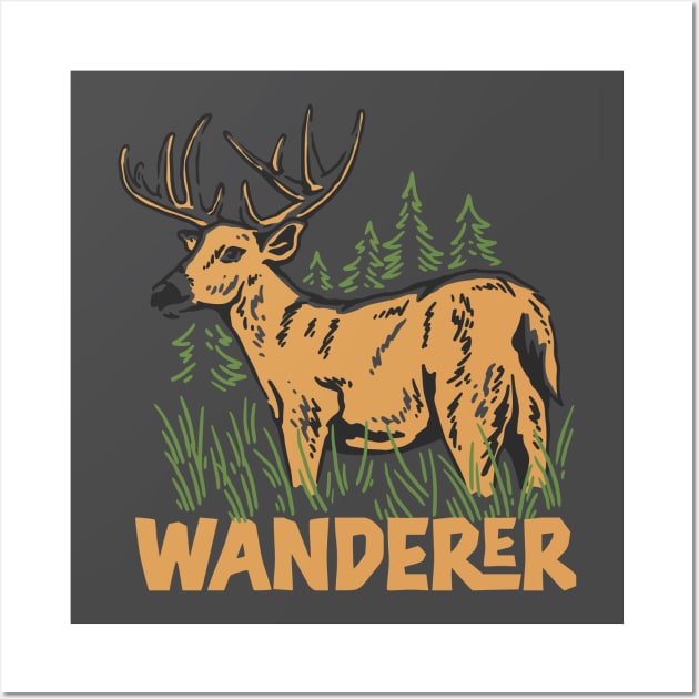 WANDERER Wall Art by KAESWARI